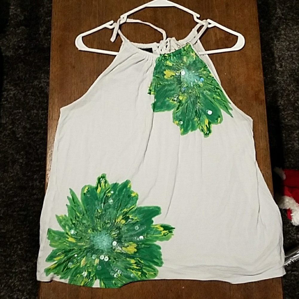 COPY - INC International Concepts sheer tank top
